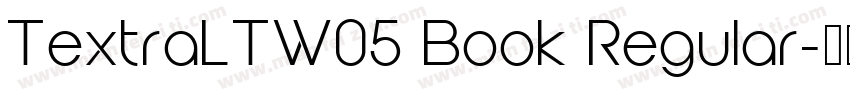 TextraLTW05 Book Regular字体转换